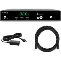 Triax THR 7640 Terminal FRANSAT UHD + Déport IR + Câble HDMI