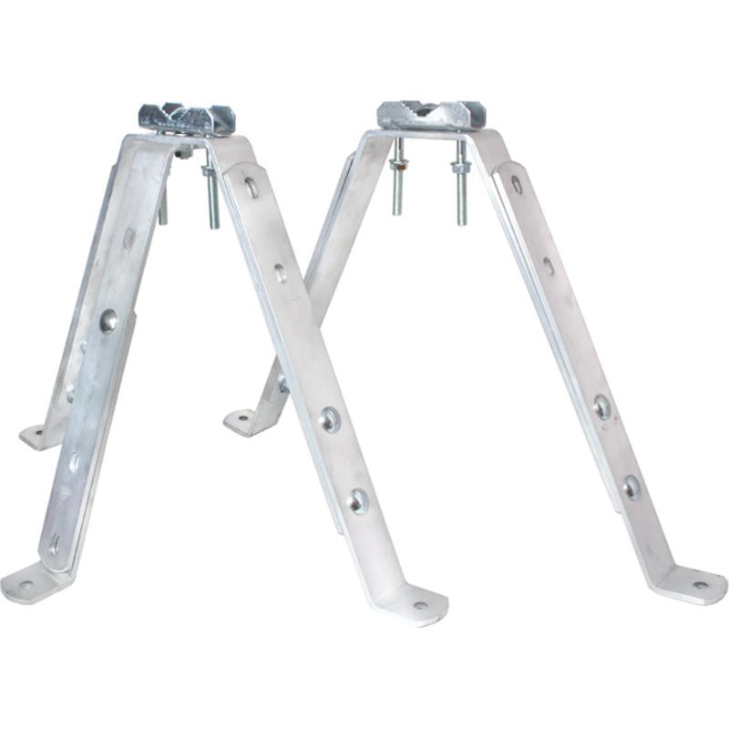 Étriers de fixation murale avec déport variable 35 / 45 cm