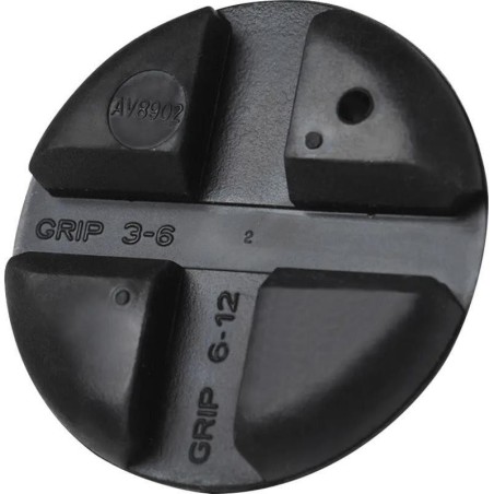 Grip Caoutchouc Noir Pour Câble