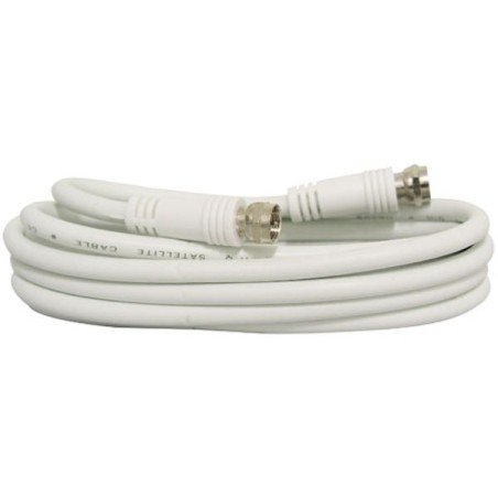 Câble Coaxial Connecteurs F Mâle/Mâle 2,5 m